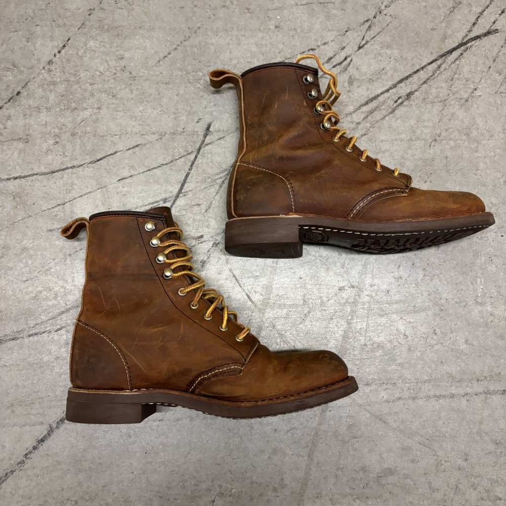 Red Wing Silversmith Shoes Women's Heritage Boot Size 6.5B Brown Leather 3362